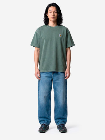 CARHARTT WIP Payson Pant in denim blu marble used wash Blu