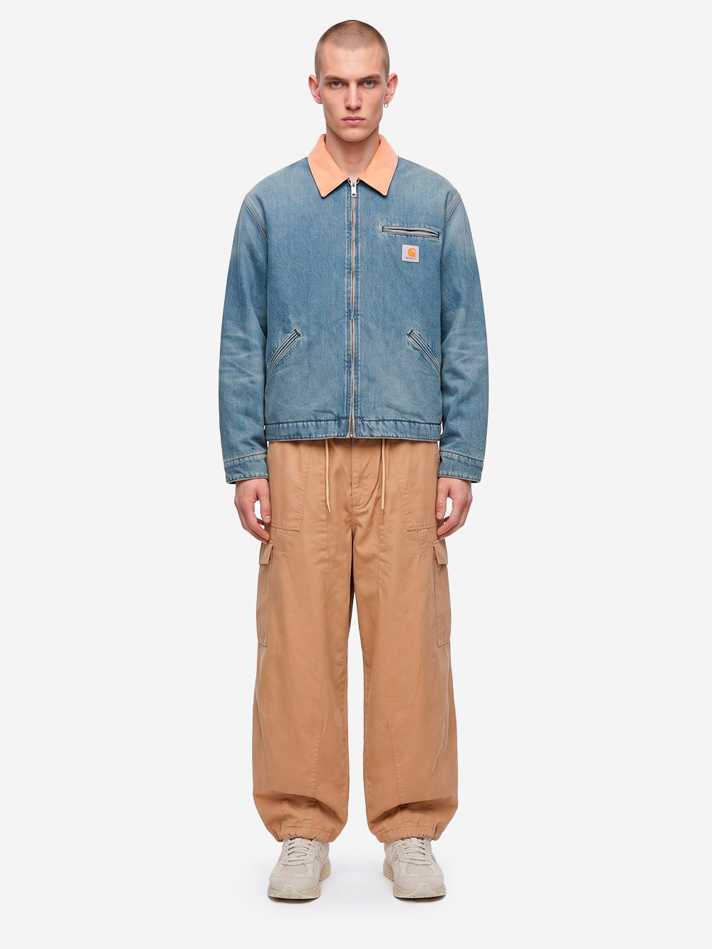 CARHARTT WIP OG Detroit Jacket blu used wash Denim Urbanstaroma