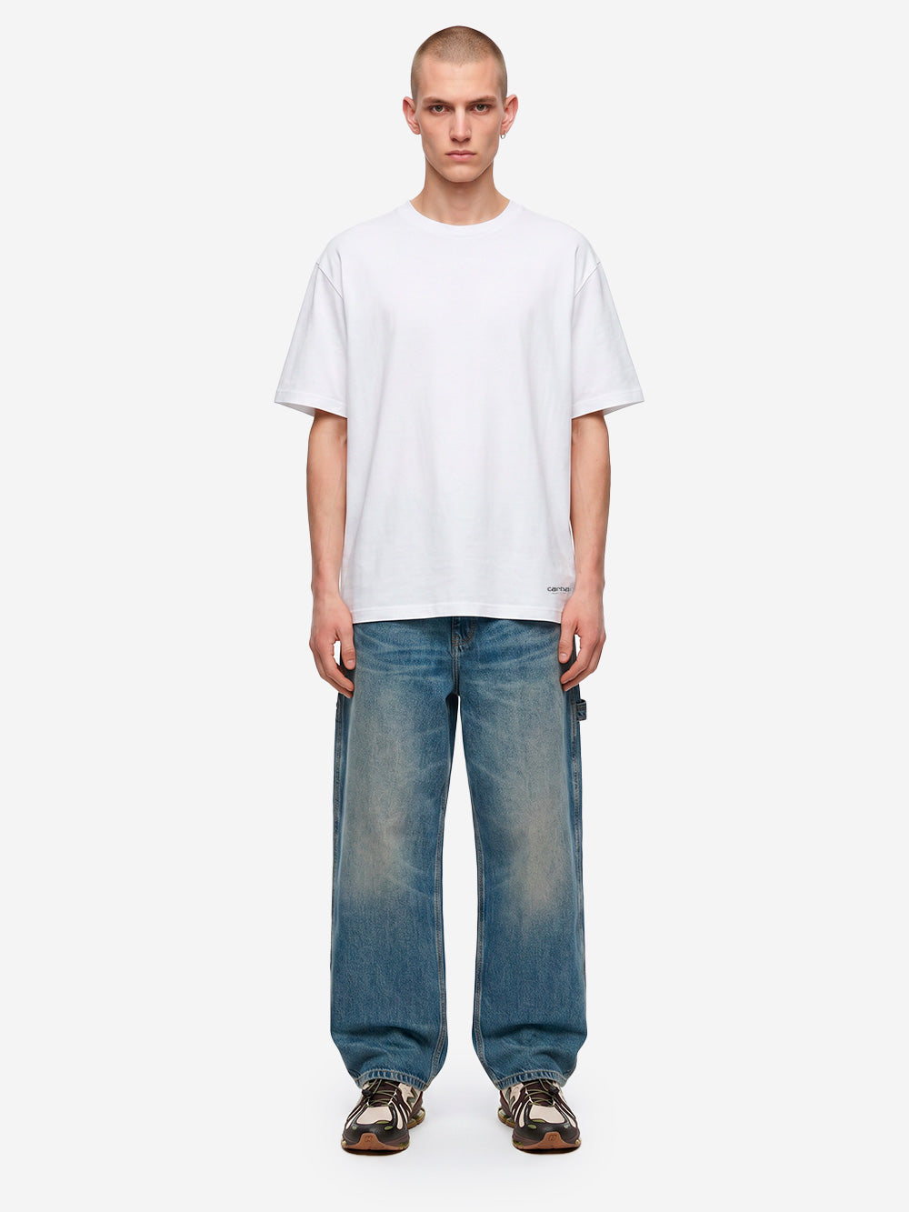 CARHARTT WIP T-shirt bianca Standard Crew Neck (x2) Bianco Urbanstaroma