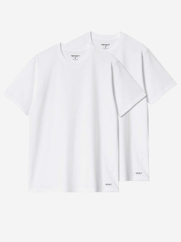 CARHARTT WIP T-shirt bianca Standard Crew Neck (x2) Bianco