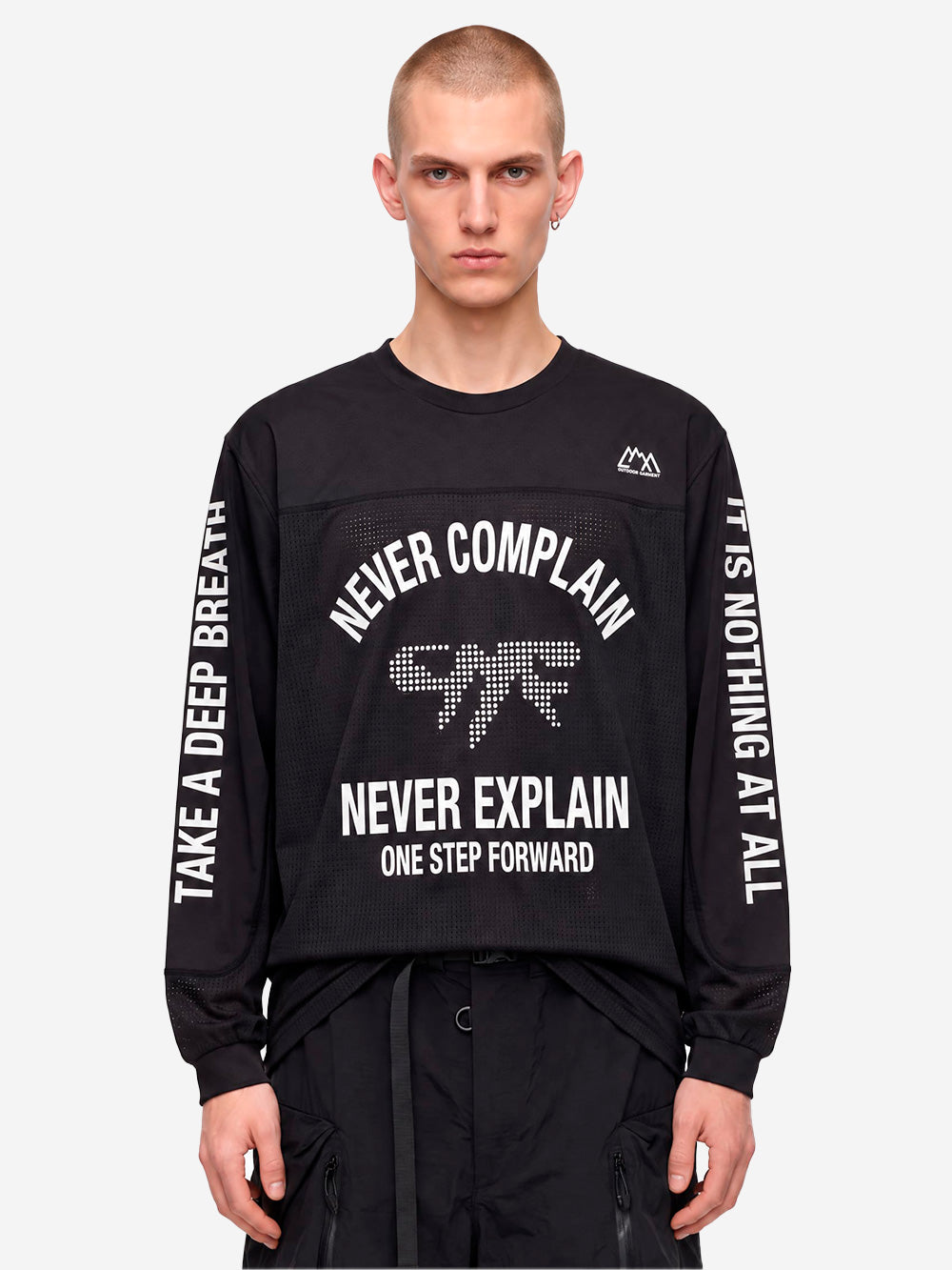 CMF OUTDOOR GARMENT T-shirt BMX a maniche lunghe nera Nero Urbanstaroma