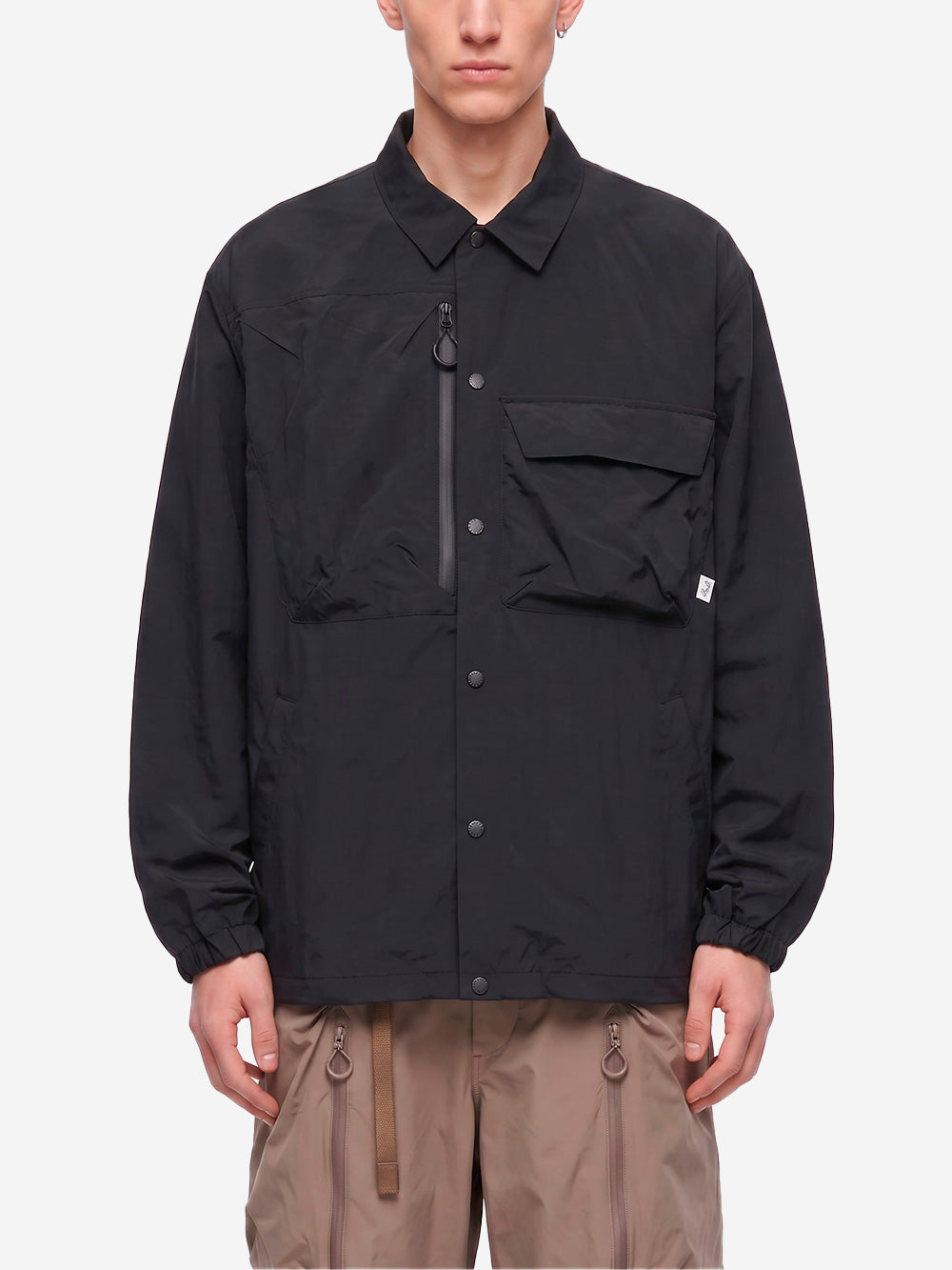 CMF OUTDOOR GARMENT Giacca GW Coach in nylon nera Nero Urbanstaroma