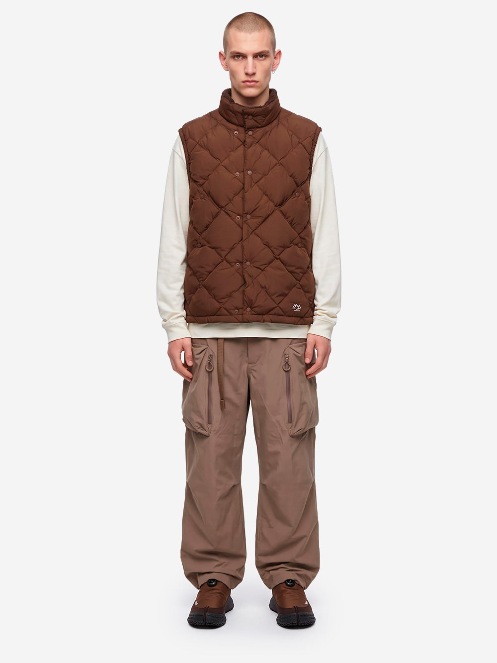 CMF OUTDOOR GARMENT Gilet CMF Woven Down marrone Marrone Urbanstaroma