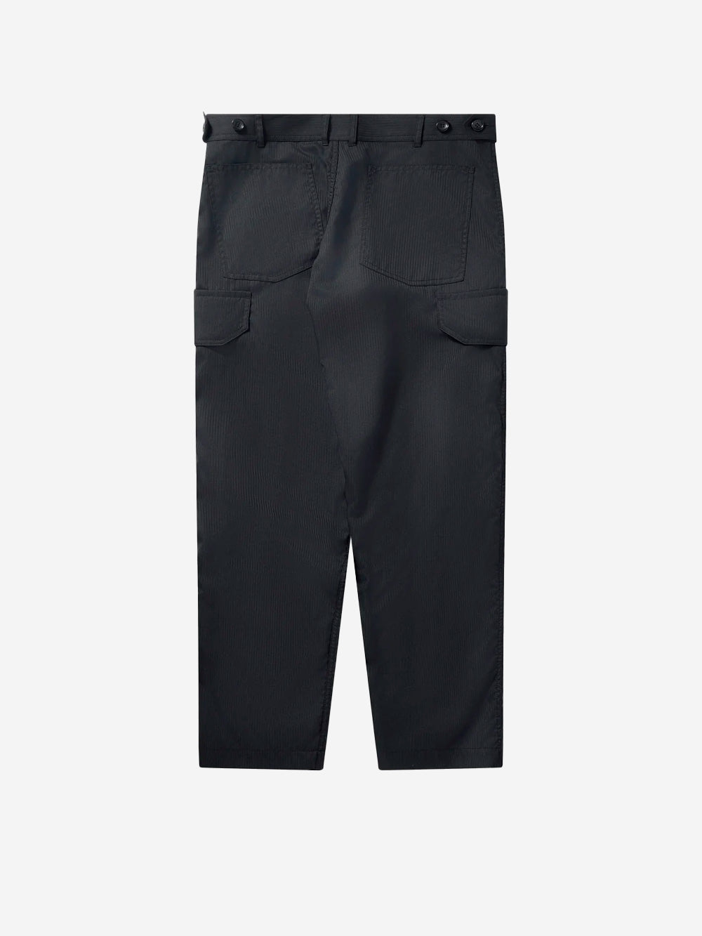 COMME DES GARCONS SHIRT Pantaloni Heringbone Cargo neri Nero Urbanstaroma