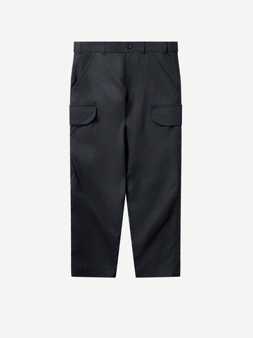 COMME DES GARCONS SHIRT Pantaloni Heringbone Cargo neri Nero