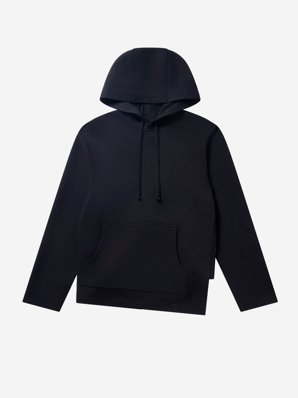 COMME DES GARCONS SHIRT Felpa con cappuccio asimmetrica nera Nero Urbanstaroma