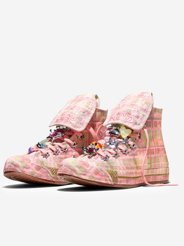 CONVERSE Chuck 70 Hi x Collina Strada 'Mellow Rose Fir Green' Rosa