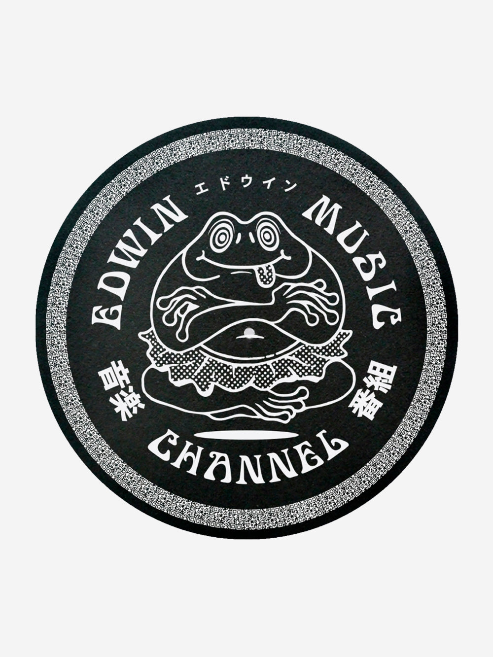 EDWIN Music Channel Slipmat Nero Urbanstaroma