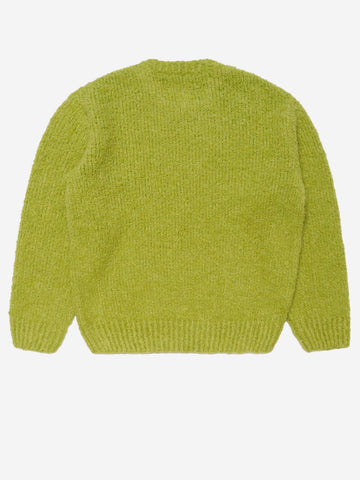 EDWIN Maglione verde testurizzato fuzzy Verde acido