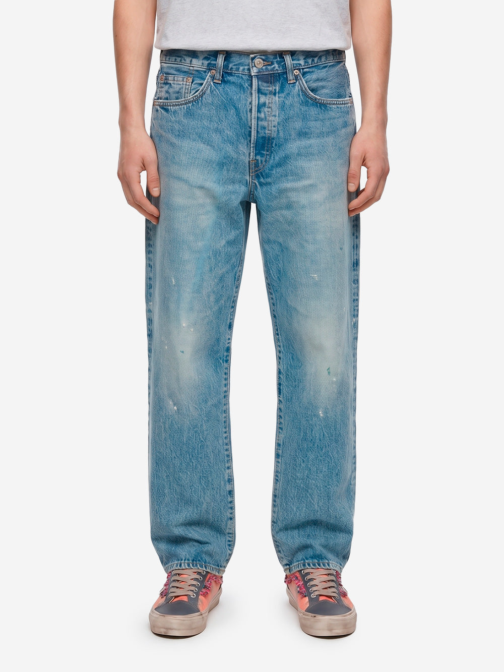 EDWIN Loose Jeans cimosati blu medio Denim Urbanstaroma