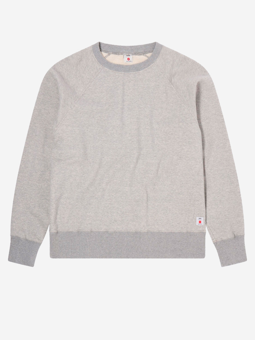 EDWIN Felpa girocollo grigia con maniche raglan Grigio Urbanstaroma