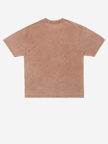 EDWIN T-shirt marrone 'Axiom' lavaggio fade-out Fango