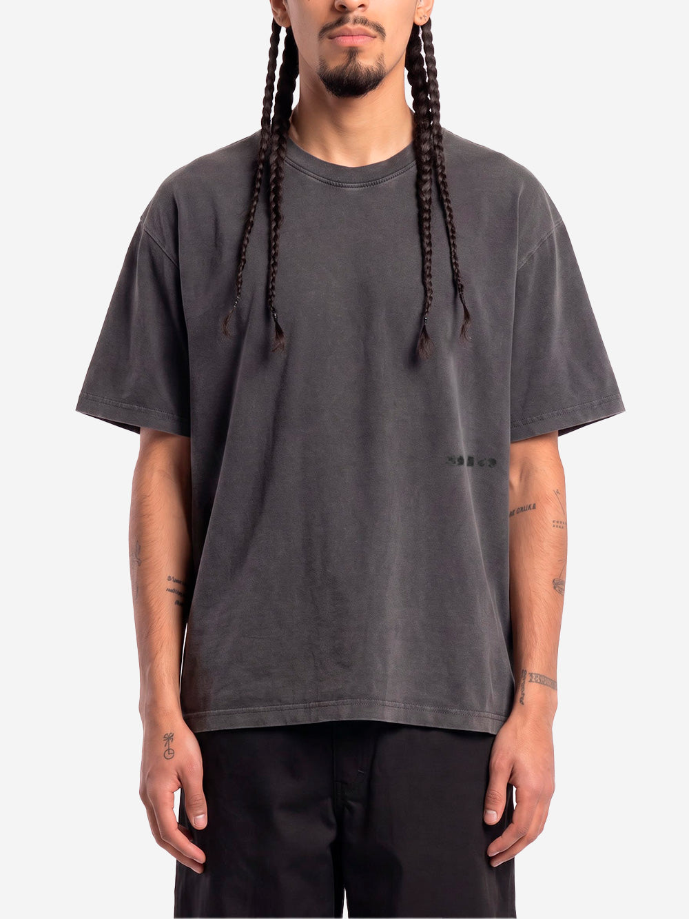 EDWIN T-shirt grigia 'Axiom' lavaggio fade-out grigio Urbanstaroma