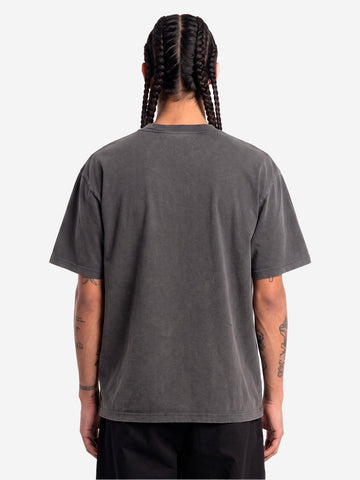 EDWIN T-shirt grigia 'Axiom' lavaggio fade-out grigio