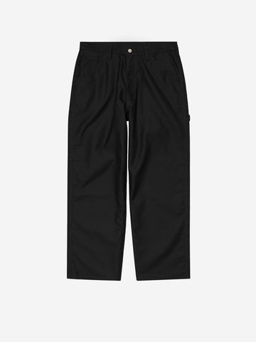 EDWIN Pantaloni neri 'Painter' in cotone moleskin Nero