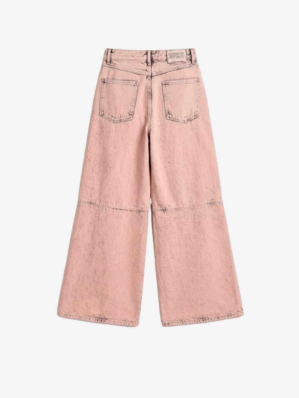 ESSENTIEL ANTWERP Jeans a Gamba Ampia Pesca Chiaro Effetto Vissuto Rosa pesca Urbanstaroma