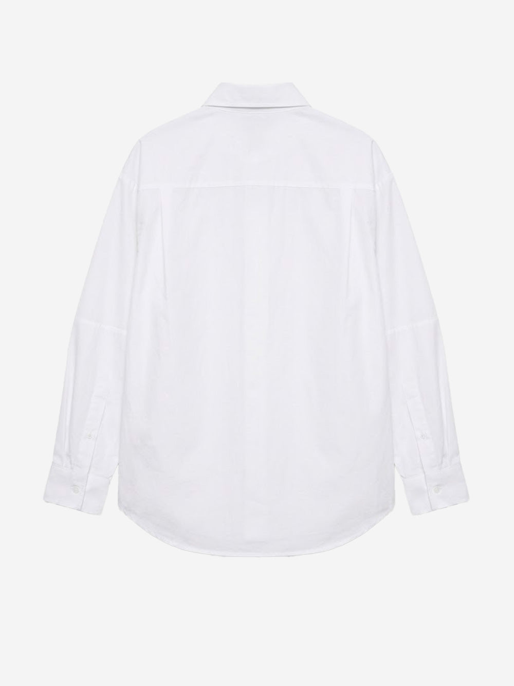 ESSENTIEL ANTWERP Camicia bianca oversize con spilla Bianco Urbanstaroma