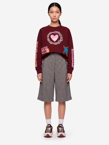 ESSENTIEL ANTWERP Pantaloni culottes Kreme grigi Grigio