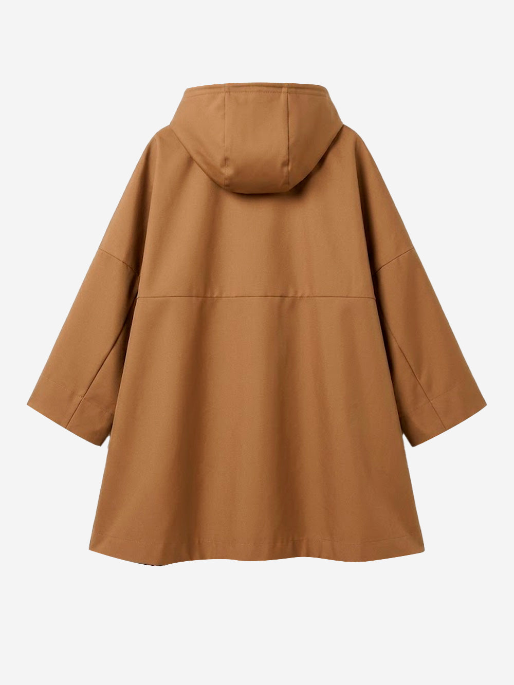 ESSENTIEL ANTWERP Impermeabile oversize cammello con cappuccio Cammello Urbanstaroma