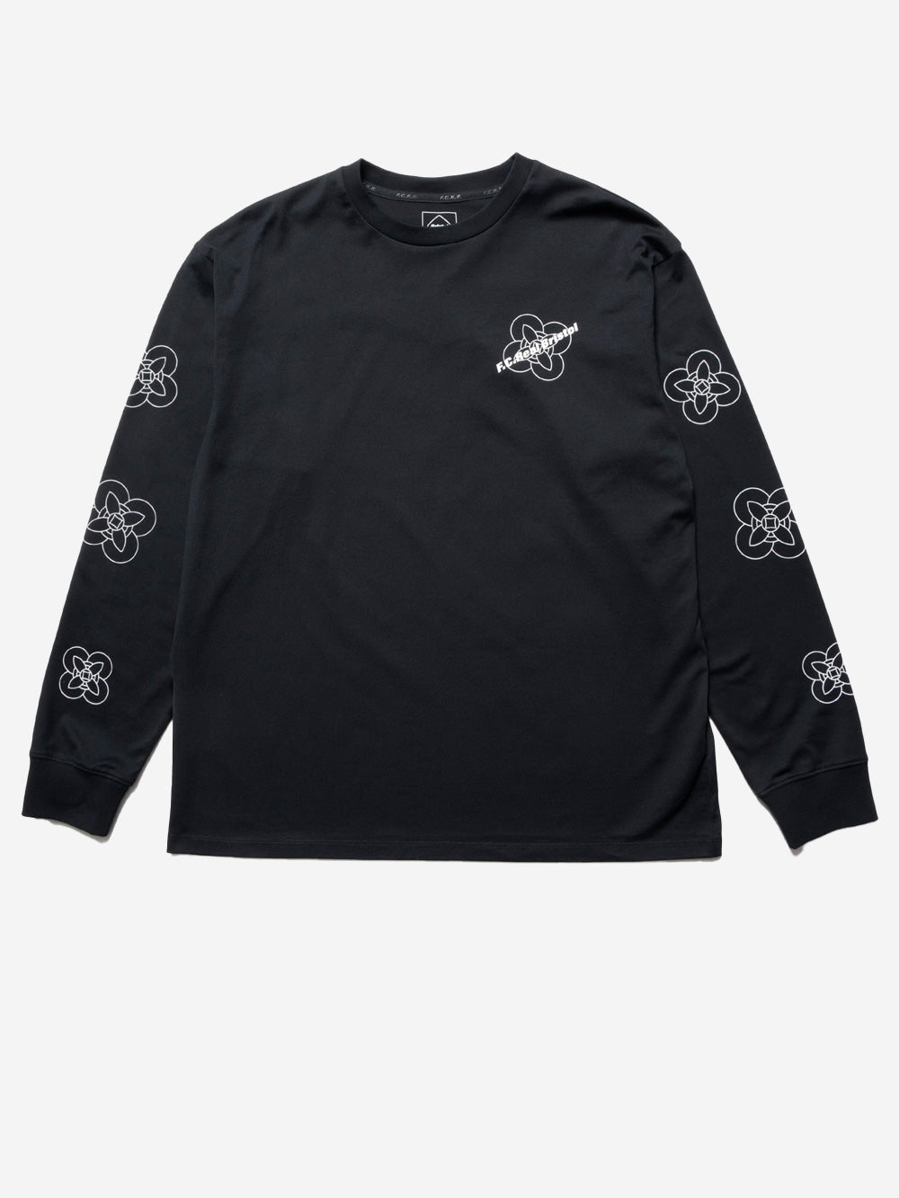 F.C. REAL BRISTOL T-Shirt a manica lunga 56Stars nera Nero Urbanstaroma