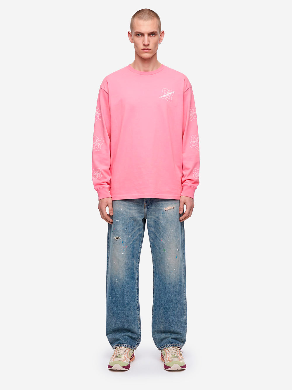 F.C. REAL BRISTOL T-Shirt a manica lunga 56Stars rosa Rosa Urbanstaroma