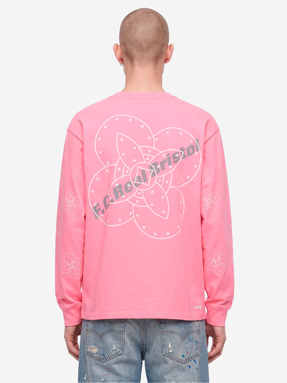 F.C. REAL BRISTOL T-Shirt a manica lunga 56Stars rosa Rosa Urbanstaroma