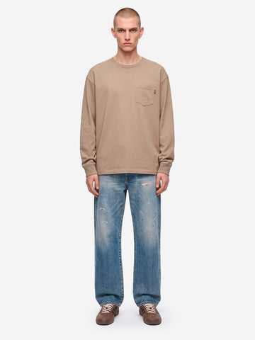 F.C. REAL BRISTOL T-Shirt a manica lunga Origin Greige Beige