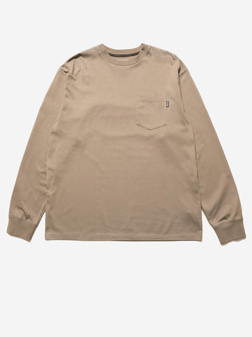 F.C. REAL BRISTOL T-Shirt a manica lunga Origin Greige Beige