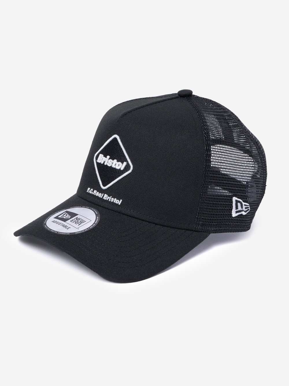 F.C. REAL BRISTOL Cappello New Era emblem in mesh nero Nero Urbanstaroma