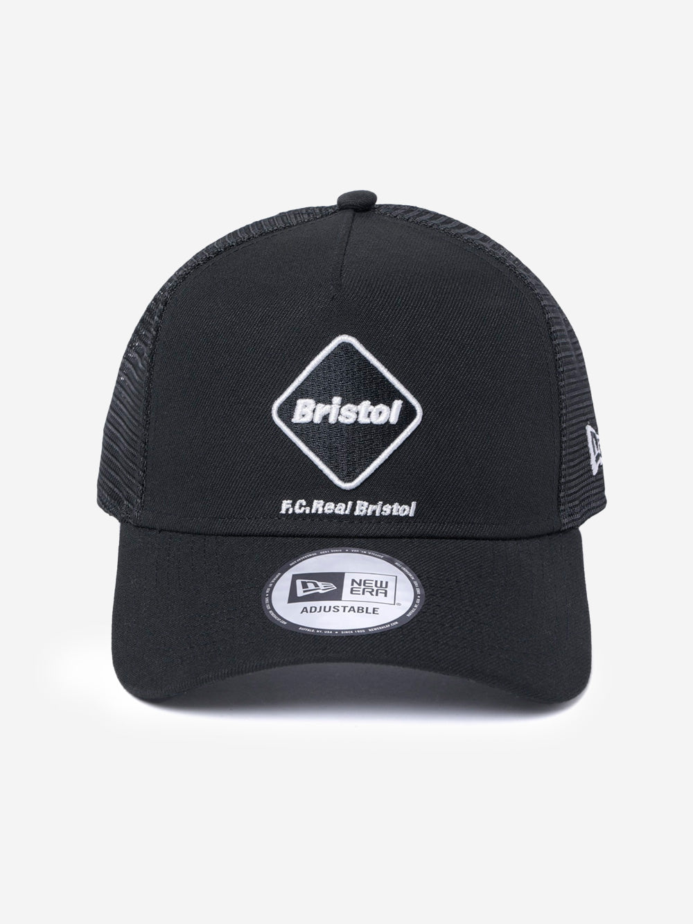 F.C. REAL BRISTOL Cappello New Era emblem in mesh nero Nero Urbanstaroma