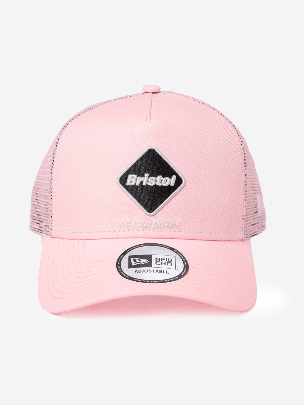 F.C. REAL BRISTOL Cappello New Era emblem in mesh rosa Rosa Urbanstaroma