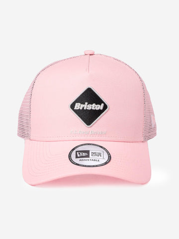 F.C. REAL BRISTOL Cappello New Era emblem in mesh rosa Rosa