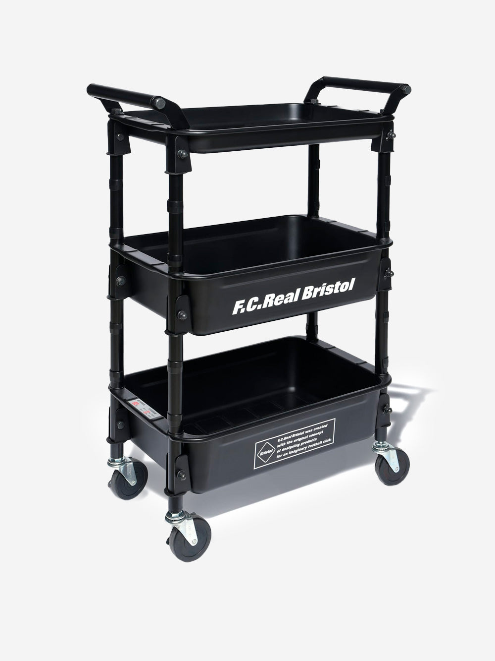 F.C. REAL BRISTOL Carrello per attrezzi Nero Urbanstaroma