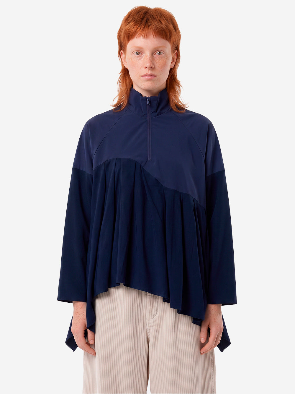 F/CE Blusa Solotex Tech Zip Navy Urbanstaroma