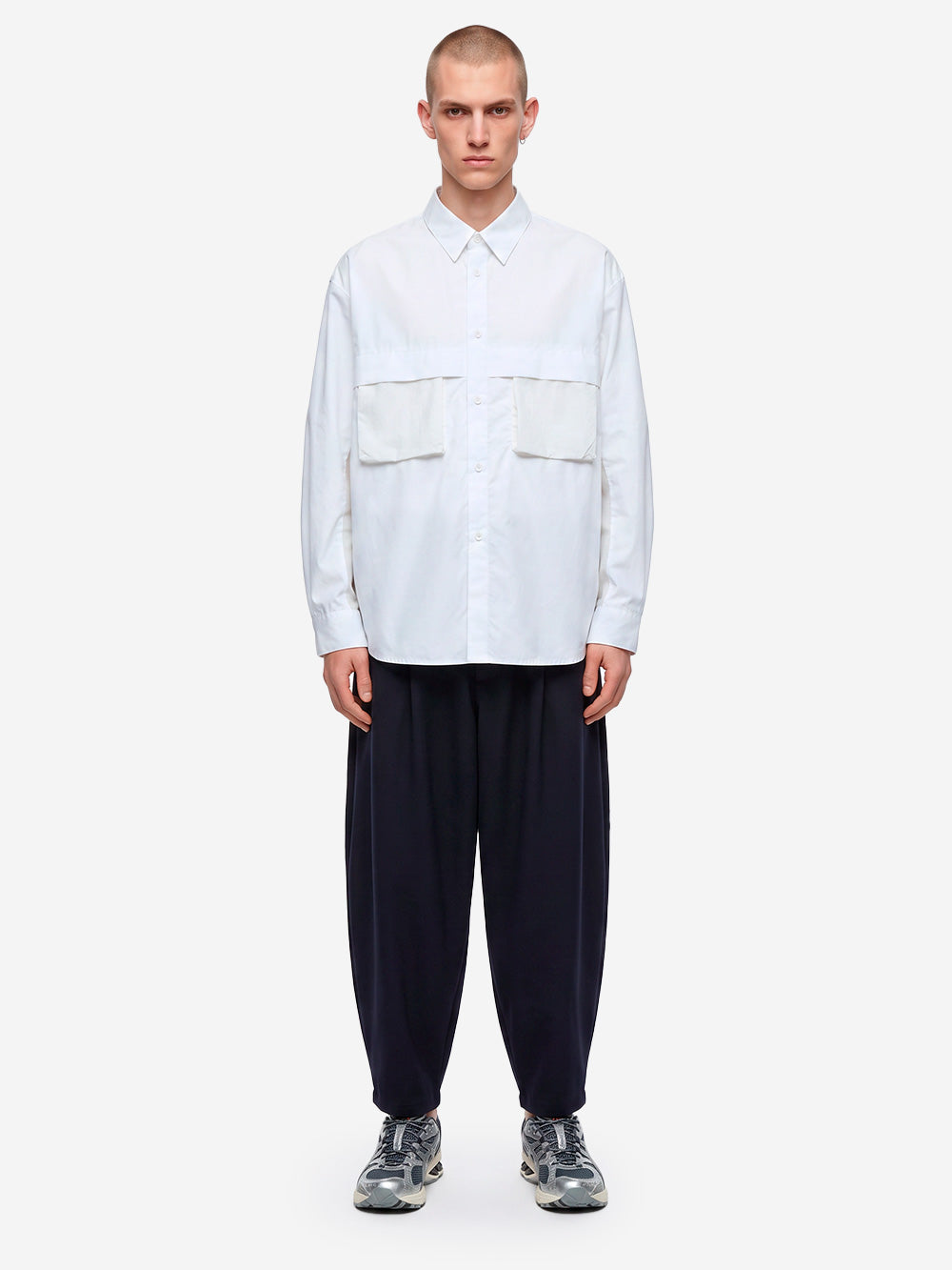 F/CE Overshirt funzionale bianca Water Repellent Bianco Urbanstaroma