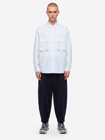 F/CE Overshirt funzionale bianca Water Repellent Bianco