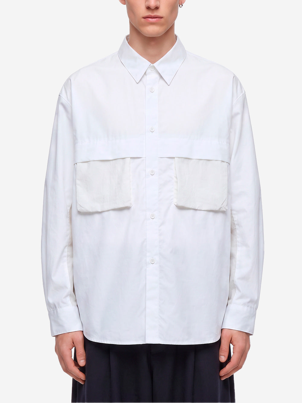 F/CE Overshirt funzionale bianca Water Repellent Bianco Urbanstaroma