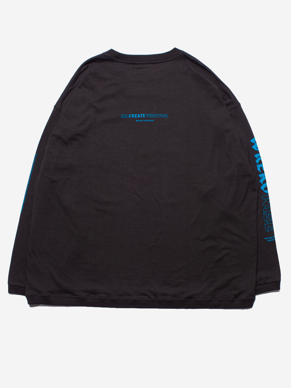 F/CE T-Shirt nera a manica lunga Type-A Nero Urbanstaroma
