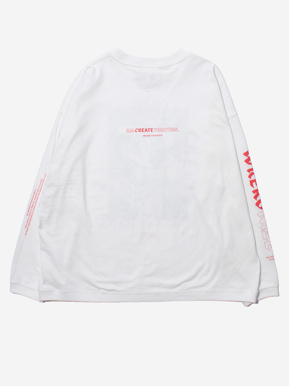 F/CE T-Shirt bianca a manica lunga Type-A Bianco Urbanstaroma