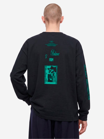 F/CE T-Shirt a Manica Lunga nera Re Aikawa Type-B Nero