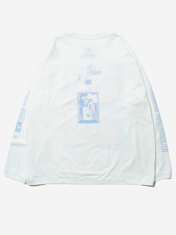 F/CE T-Shirt a Manica Lunga bianca Re Aikawa Type-B Bianco