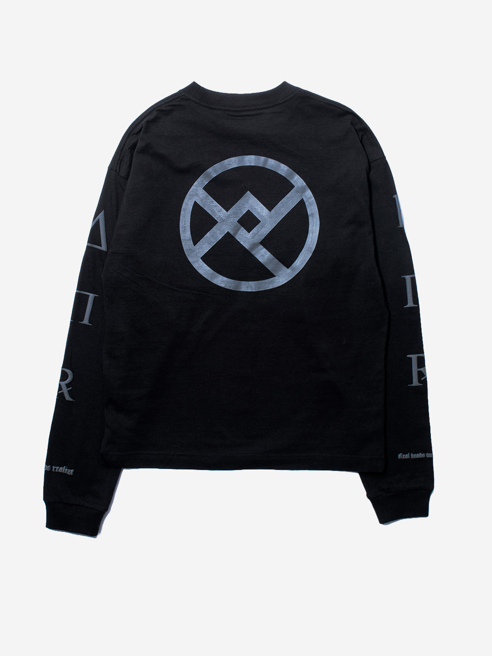 F/CE T-Shirt Manica Lunga nera 'Re Wreconize' Nero Urbanstaroma