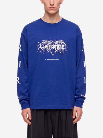 F/CE T-Shirt Manica Lunga blu 'Re Wreconize' Blu