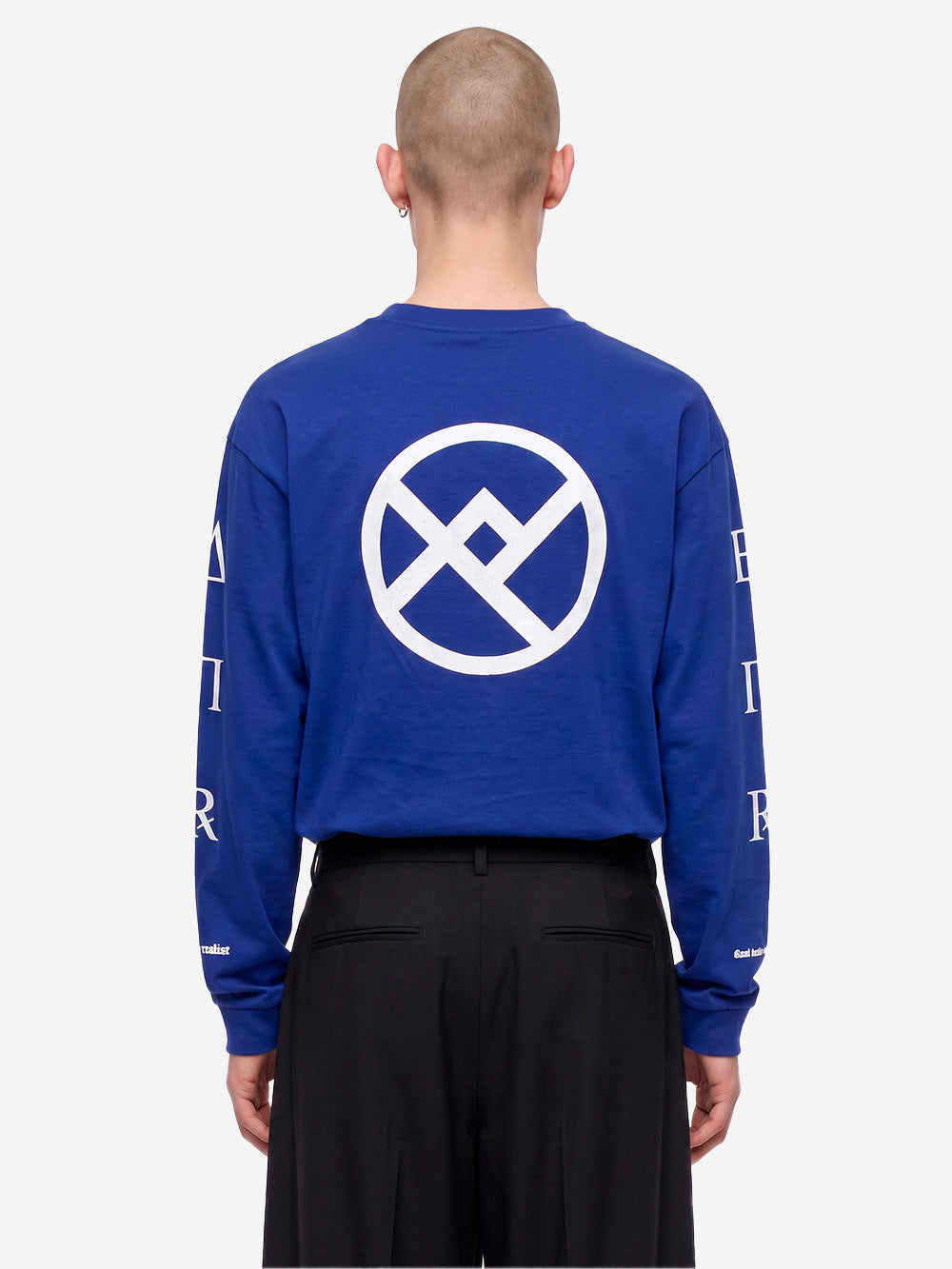 F/CE T-Shirt Manica Lunga blu 'Re Wreconize' Blu Urbanstaroma