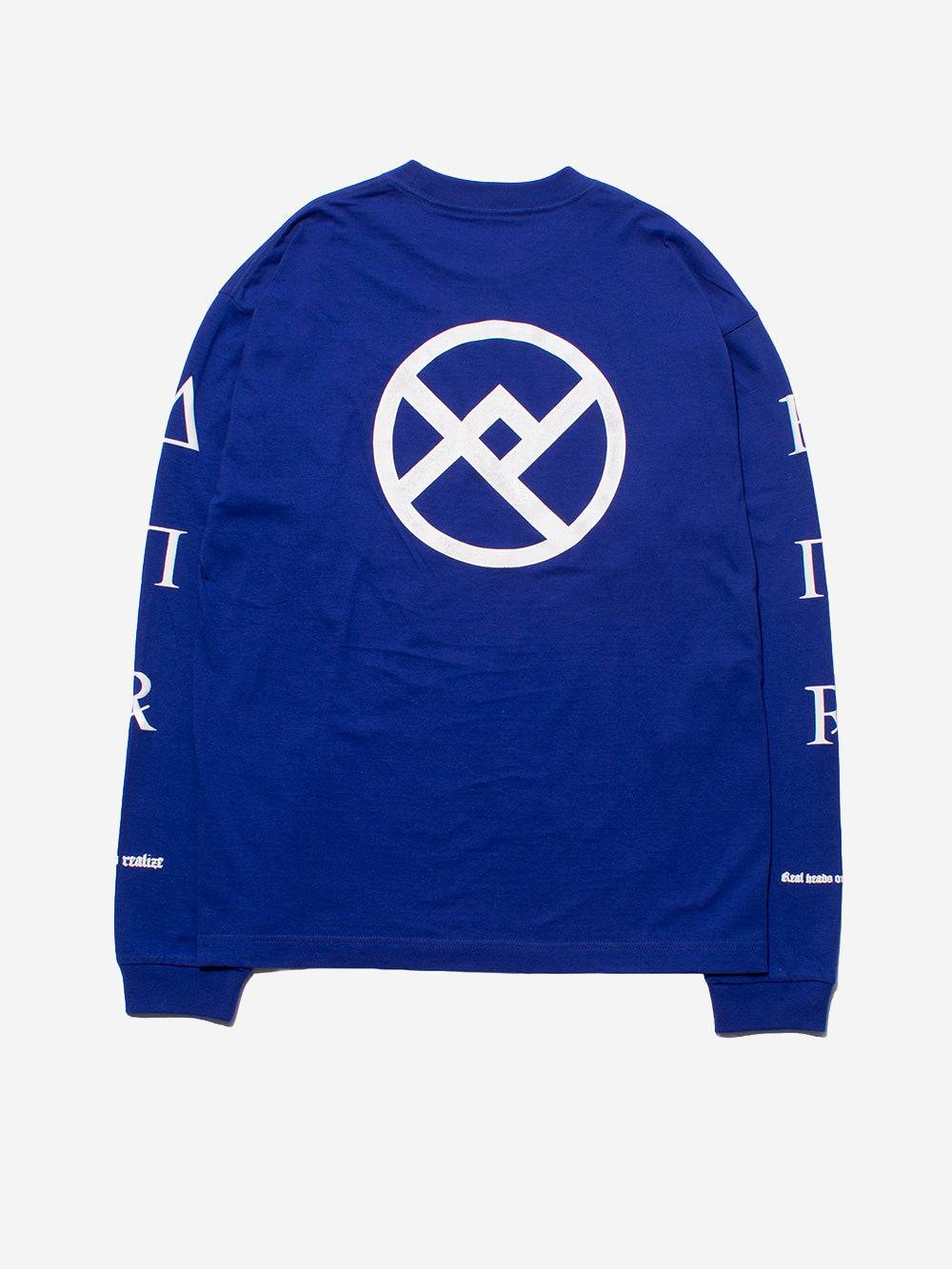 F/CE T-Shirt Manica Lunga blu 'Re Wreconize' Blu Urbanstaroma