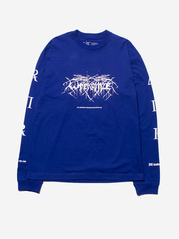 F/CE T-Shirt Manica Lunga blu 'Re Wreconize' Blu