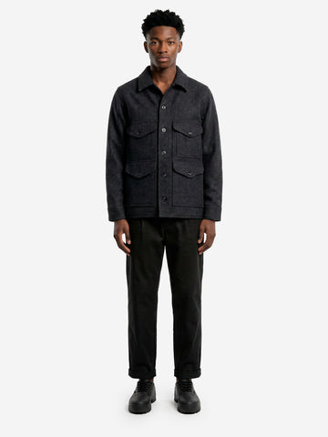 FILSON Giacca Cruiser in lana Mackinaw nera Nero