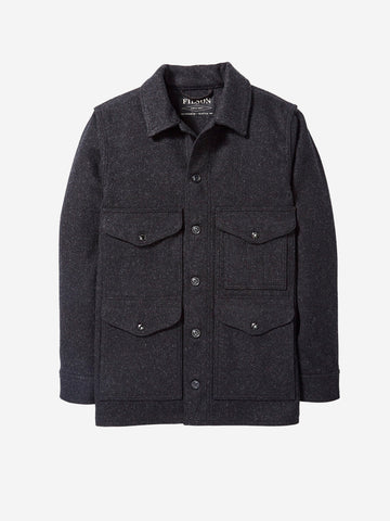 FILSON Giacca Cruiser in lana Mackinaw nera Nero