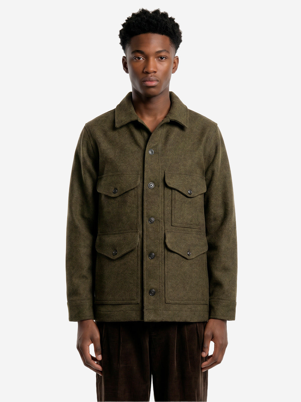 FILSON Giacca Cruiser in lana Mackinaw verde Verde Urbanstaroma
