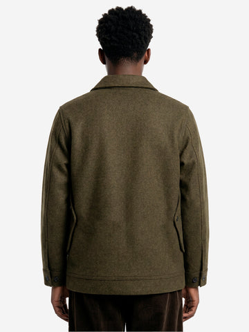 FILSON Giacca Cruiser in lana Mackinaw verde Verde